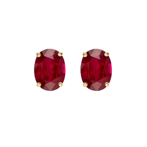 Boucles d'oreilles Boucles d'oreilles en or blanc, rubis et diamants 58 Facettes GER1014RD