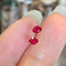 Boucles d'oreilles Boucles d'oreilles en or blanc, rubis et diamants 58 Facettes GER1014RD