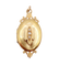 18k rose gold photo locket pendant and pearls 