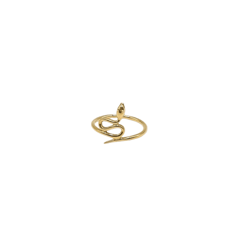 Bague 51 Bague serpent en or jaune 18 carats 58 Facettes #BT