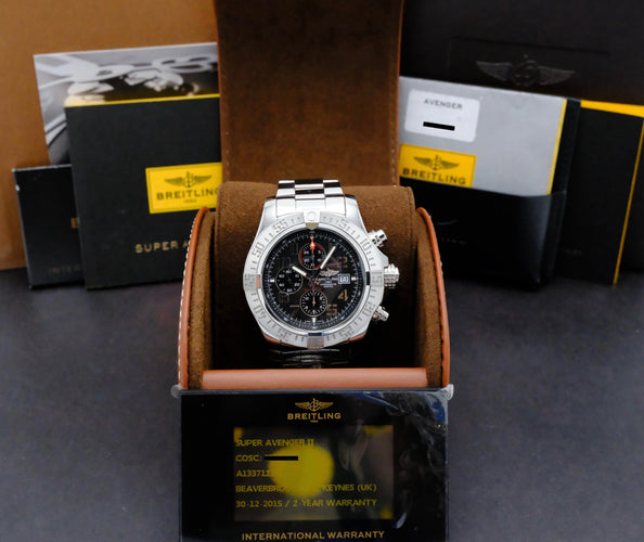 Montre Breitling Avenger II - Montre automatique en acier 58 Facettes BTL/AVG/059