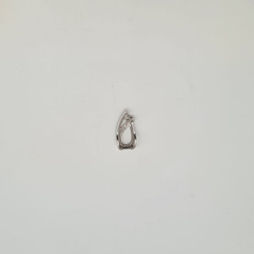 Collier Pendentif - Collier en or blanc 18 carats et diamants 58 Facettes #BT