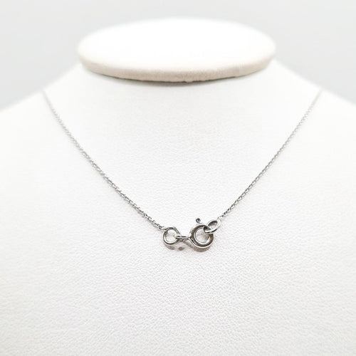 Collier Collier fleur en or blanc 18 carats et diamants 58 Facettes #5020