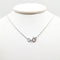 Collier Collier fleur en or blanc 18 carats et diamants 58 Facettes #5020