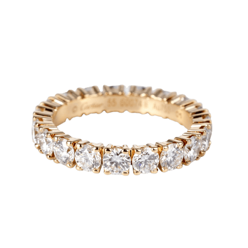 Bague 55 Cartier Destinée - Bague en or jaune et diamants 58 Facettes -