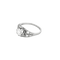 Bague 49 Bague solitaire ancienne en platine et diamants 58 Facettes SoloPT0,7