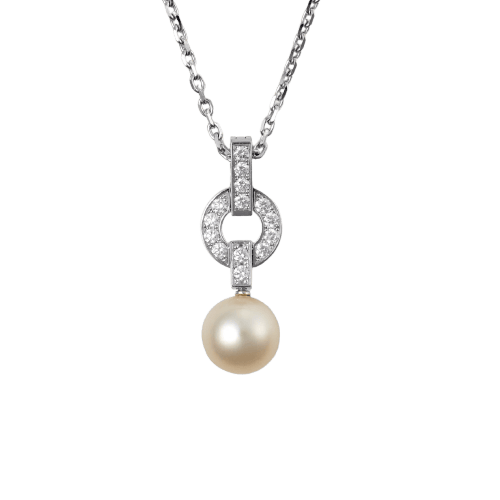 Collier Cartier Himalia - Collier en or blanc, perle et diamants 58 Facettes 239