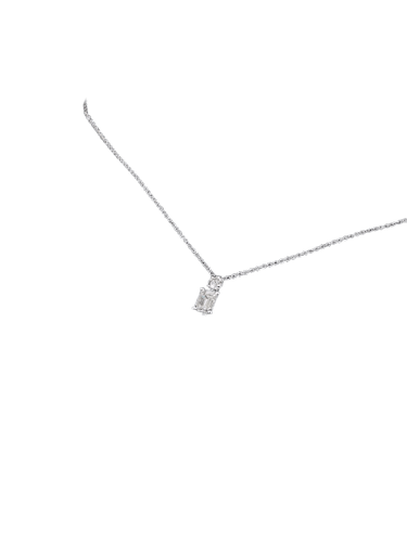 Collier Graff Classic - Collier en or blanc et diamants 58 Facettes Jnci44