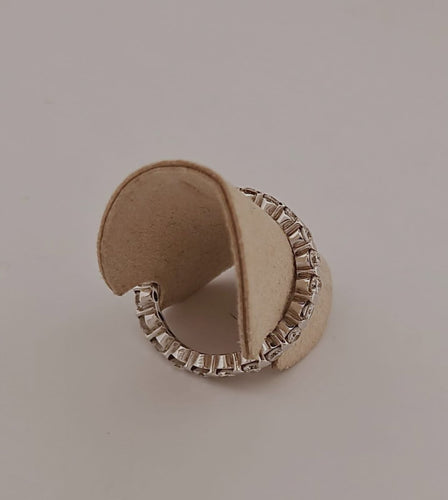 Bague 52 Alliance en or blanc et diamants 58 Facettes 1846556