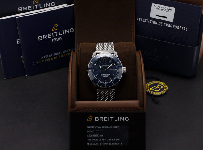Montre Breitling Superocean Heritage II 44 - Montre automatique en acier 58 Facettes BTL/SOC/074