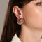 Boucles d'oreilles De Grisogono Onde - Boucles d'oreilles en or rose, saphirs roses et diamants 58 Facettes 287