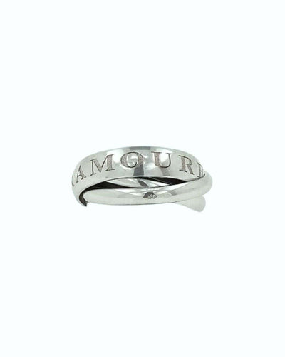 Bague 59 Cartier Trinity - Bague édition limitée en or blanc 18k 58 Facettes CAR02