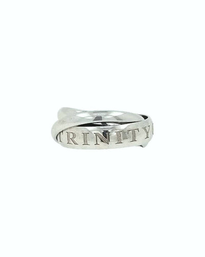 Bague 59 Cartier Trinity - Bague édition limitée en or blanc 18k 58 Facettes CAR02