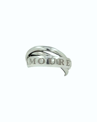 Bague 59 Cartier Trinity - Bague édition limitée en or blanc 18k 58 Facettes CAR02