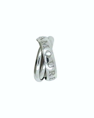 Bague 59 Cartier Trinity - Bague édition limitée en or blanc 18k 58 Facettes CAR02