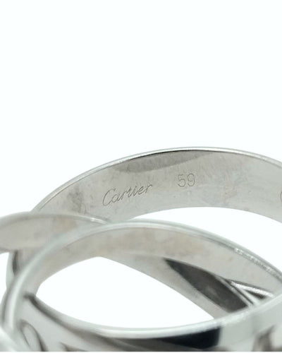 Bague 59 Cartier Trinity - Bague édition limitée en or blanc 18k 58 Facettes CAR02