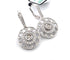 Boucles d'oreilles Boucles d'oreilles en or blanc 18 kt et diamants 58 Facettes 169/26 G