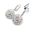 Boucles d'oreilles Boucles d'oreilles en or blanc 18 kt et diamants 58 Facettes 169/26 G
