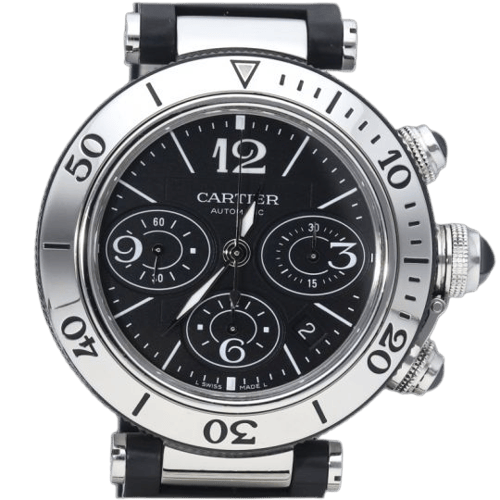 Montre Cartier Pasha Seatimer Chronograph - Montre 42 mm en acier 58 Facettes MT46733