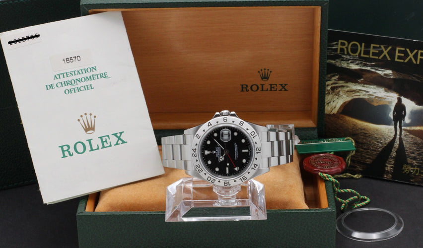Montre Rolex Explorer II - Montre 16570 en acier 58 Facettes ROL/EXP/046