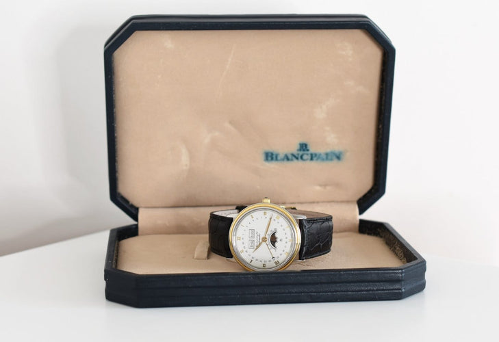 Montre Blancpain Villeret - Montre automatique en or jaune et acier 58 Facettes BLA-100