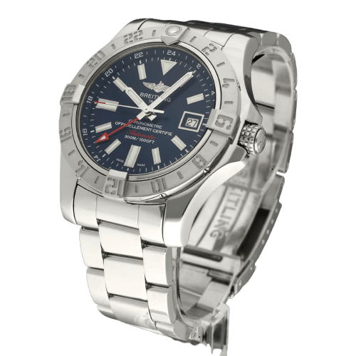 Montre Breitling Avenger II GMT - Montre en acier 58 Facettes BTL/AVG/062