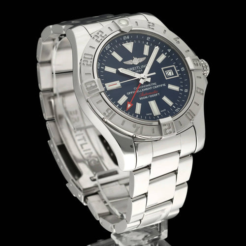Montre Breitling Avenger II GMT - Montre en acier 58 Facettes BTL/AVG/062
