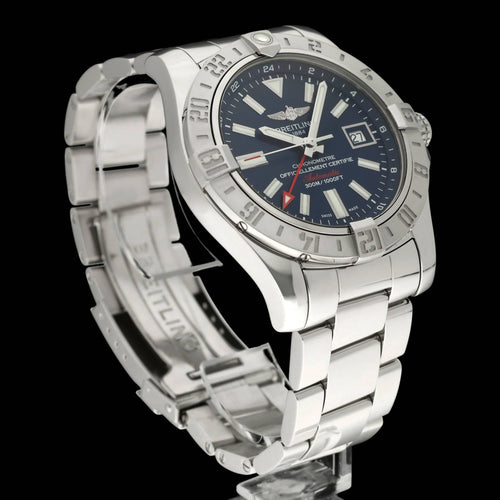 Montre Breitling Avenger II GMT - Montre en acier 58 Facettes BTL/AVG/062