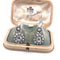 Boucles d'oreilles Boucles d'oreilles en or jaune 18 kt, argent et diamants taille rose 58 Facettes 299/26 F 190/26