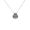 Collier Collier pendentif en or blanc 18 carats et diamants 58 Facettes #5023