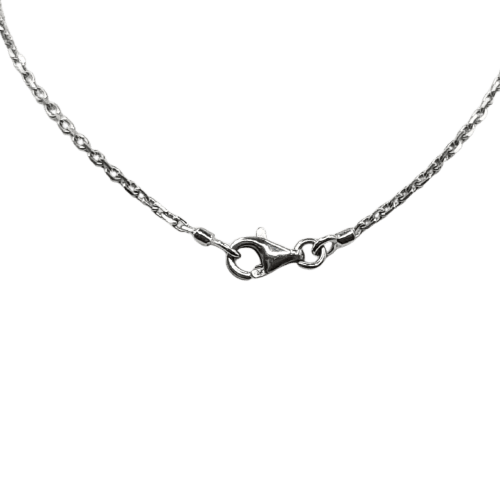Collier Collier pendentif en or blanc 18 carats et diamants 58 Facettes #5018