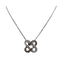 Collier Collier pendentif en or blanc 18 carats et diamants 58 Facettes #5018