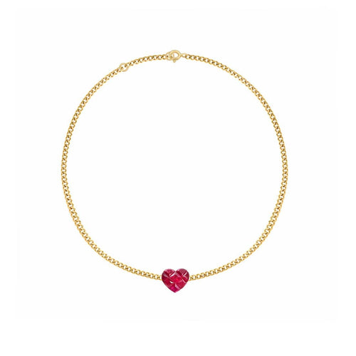 Bracelet Ruby by Heart - Bracelet en or 18 carats et rubis 58 Facettes GBT1038YG