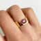 Bague 50 Love More - Bague cigar en or 18K et saphir rose 58 Facettes GBR1207RP