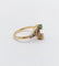 Bague 51.5 Bague tourbillon antique en or 18k, émeraude et diamants 58 Facettes A07258