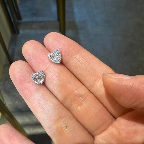 Boucles d'oreilles AITCHES Heart to Have - Boucles d'oreilles en or blanc et diamants 58 Facettes GER1030WG