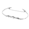 Bracelet Bracelet ancien en or blanc, diamants et perles 58 Facettes BRAncien3P