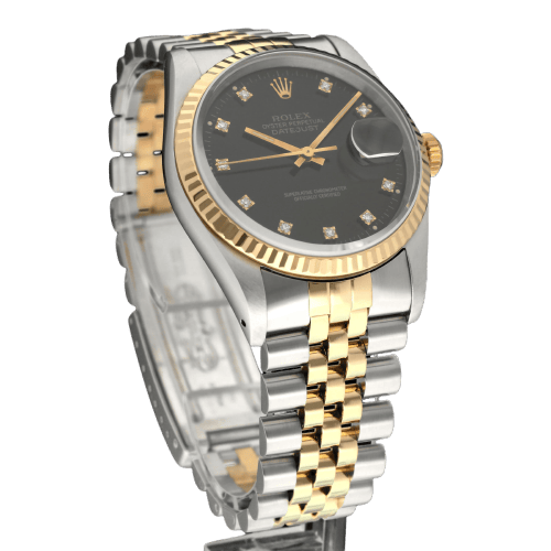 Montre Rolex - Montre Datejust 16233G en or et acier 58 Facettes ROL/DJ1/1422