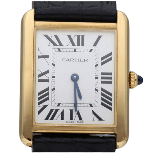 Montre Cartier Tank Solo - Montre en or jaune 58 Facettes MT46771
