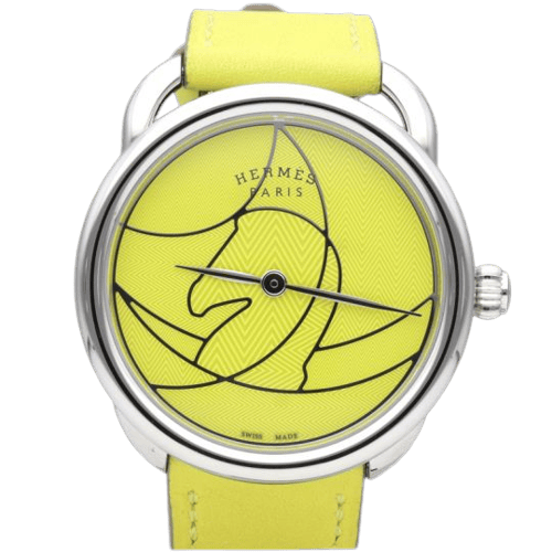 Montre Hermès Arceau - Montre en acier 58 Facettes MT46091