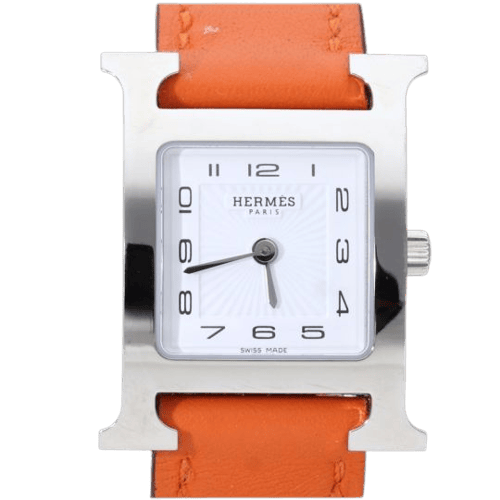 Montre Hermès Heure H - Montre en acier 58 Facettes MT46647