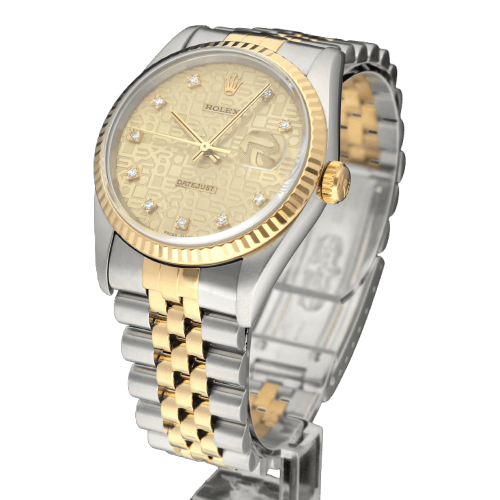 Montre Rolex Datejust - Montre automatique 16233G or/acier, 1994 58 Facettes
