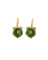 Boucles d'oreilles Gucci Le Marché des Merveilles - Boucles d'oreilles en or jaune, jade et diamants 58 Facettes GUC01