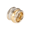 Pomellato Tubolare - Anello in oro giallo, oro bianco e diamanti 