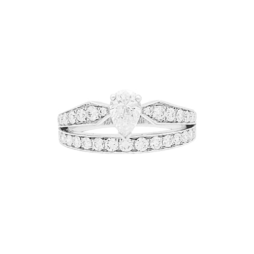 Bague 53 Chaumet Joséphine Diadème - Bague en or blanc et diamants 58 Facettes 35712