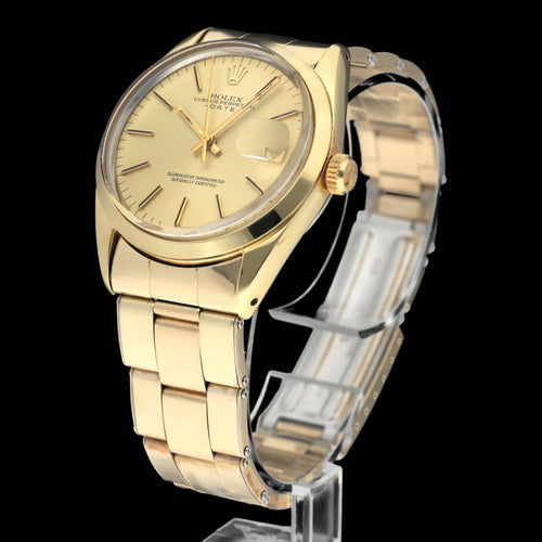 Montre Rolex Oyster Perpetual Date - Montre automatique en or plaqué 58 Facettes ROL/OPD/280