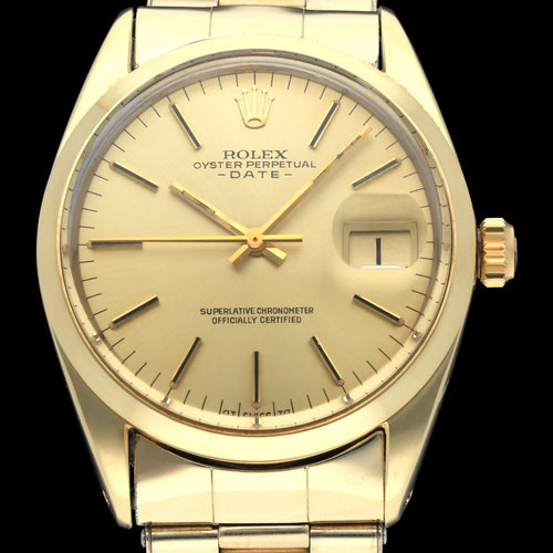 Montre Rolex Oyster Perpetual Date - Montre automatique en or plaqué 58 Facettes ROL/OPD/280