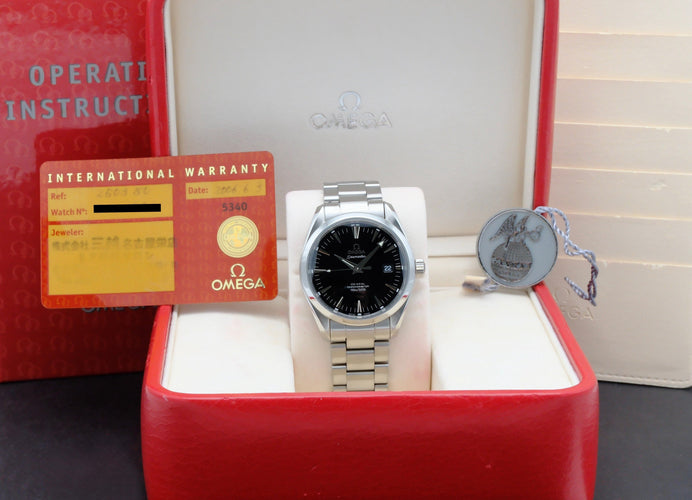 Montre Omega Seamaster Aqua Terra - Montre automatique en acier 39 mm 58 Facettes OMG/SEA/325