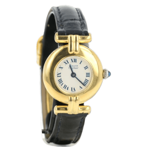 Montre Cartier Tank Vermeil - Montre en plaqué or 58 Facettes MT42586