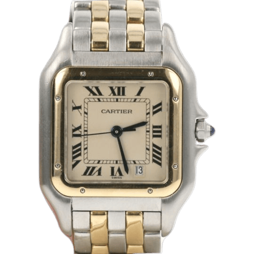 Montre Cartier Panthère - Montre en or jaune et acier 58 Facettes MT46749